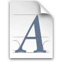 Adobe Type 1 Mac字体文件