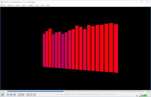 VideoLAN VLC媒体播放器3中.amr文件的屏幕截图