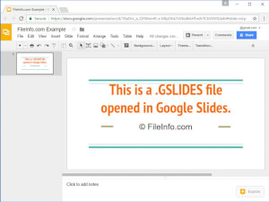谷歌幻灯片中.gslides文件的截图（谷歌驱动器）