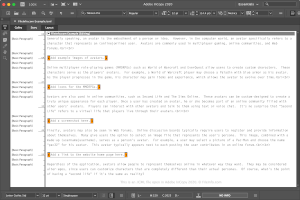 Adobe InCopy 2020中.icml文件的屏幕截图