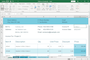 Microsoft Excel 2019中.xlsb文件的屏幕截图