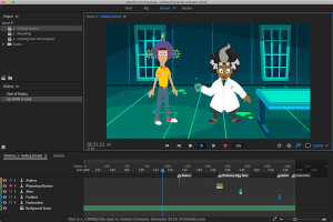 Adobe Character Animator 2019中.chproj文件的屏幕截图