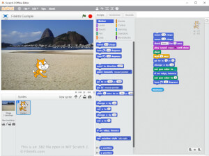 麻省理工学院Scratch 2中.sb2文件的屏幕截图